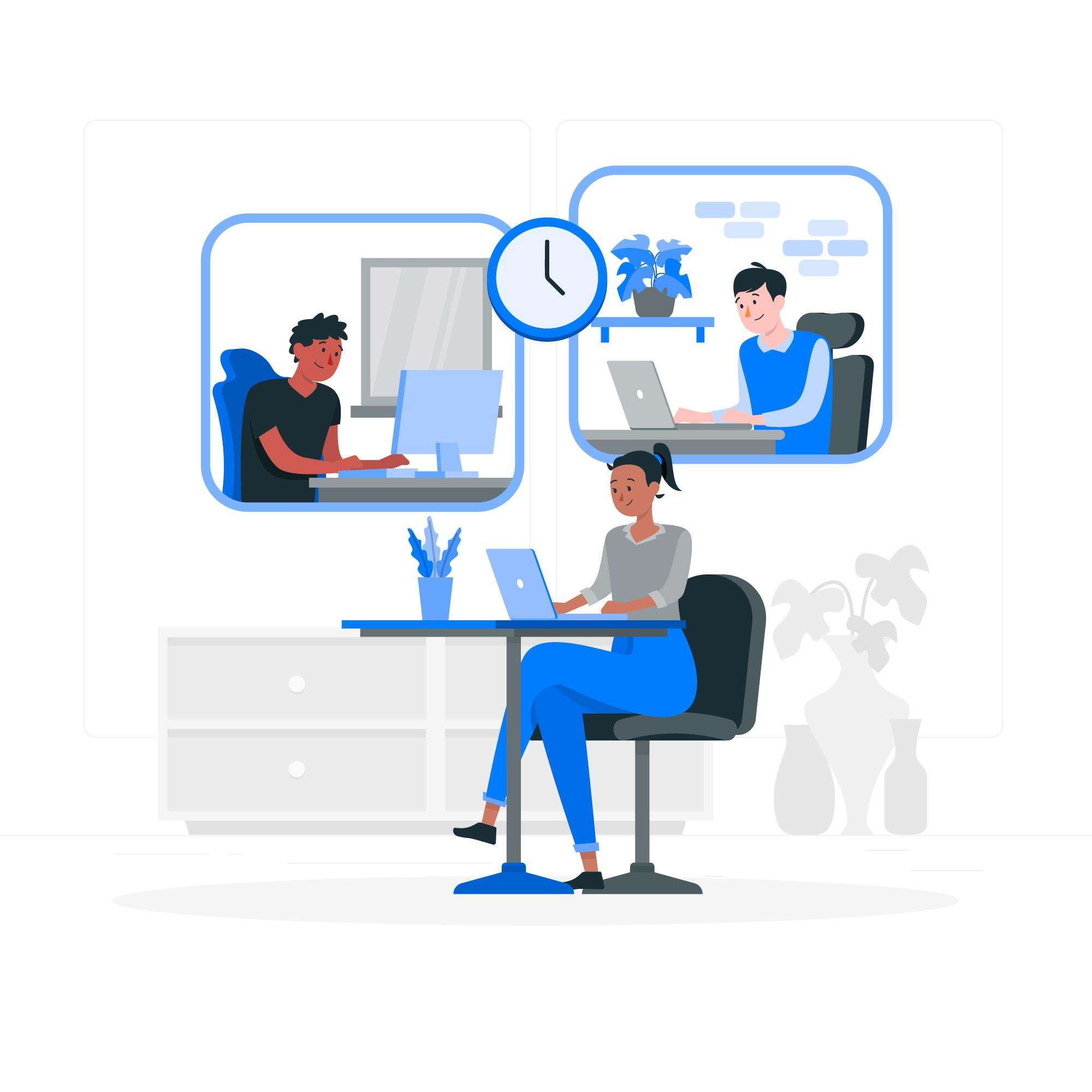 Remote team productivity